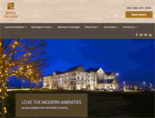 Tablet Screenshot of berlingrandehotel.com